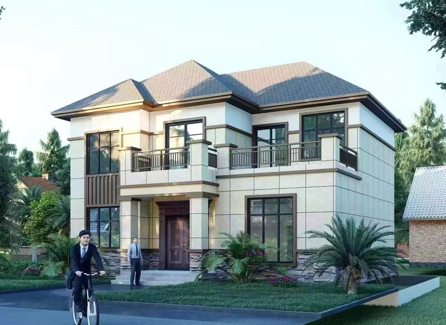 輕鋼別墅可以設(shè)計哪些風格？(圖2)