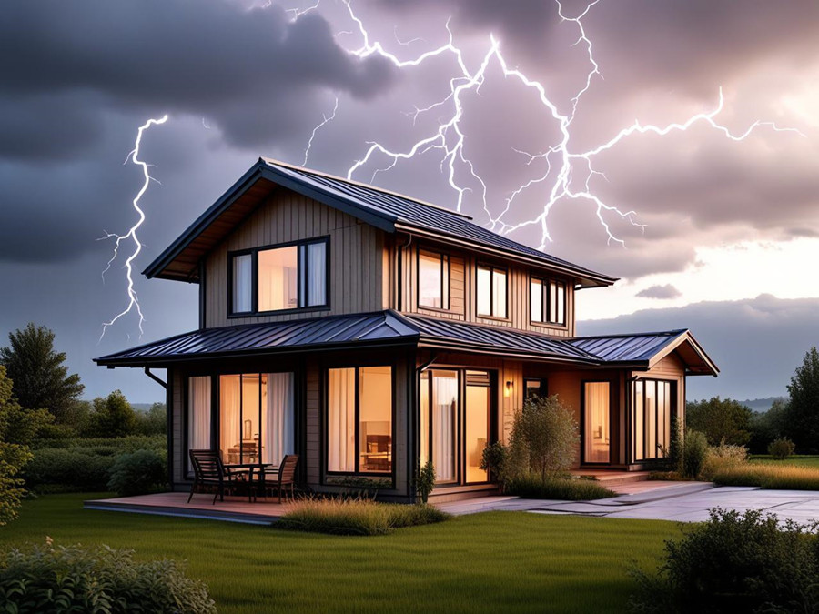 輕鋼別墅雷雨天氣有危險(xiǎn)嗎？睿婕為你揭曉答案