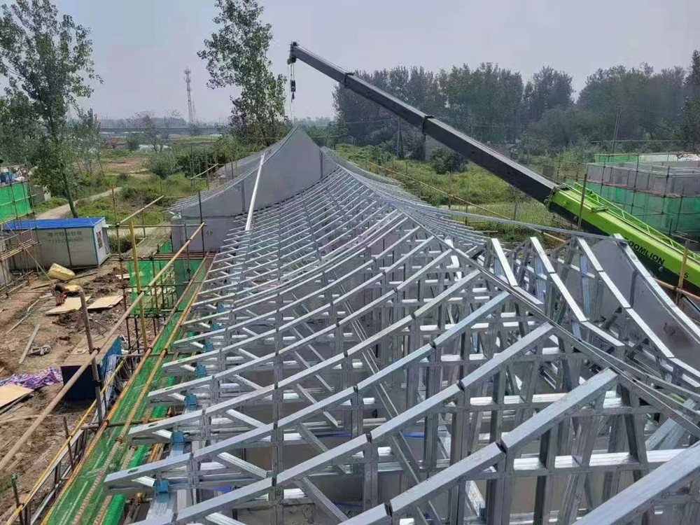 睿婕輕鋼別墅項目施工基地 睿婕輕鋼別墅項目施工基地